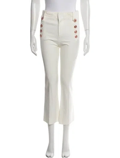 Pre-owned Derek Lam 10 Crosby Flared Pants In Neutrals