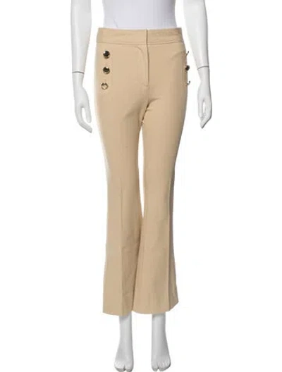 Pre-owned Derek Lam 10 Crosby Flared Pants In Neutrals