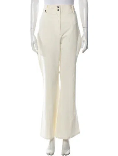 Pre-owned Derek Lam 10 Crosby Flared Pants In Neutrals