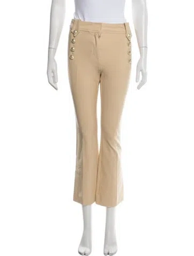 Pre-owned Derek Lam 10 Crosby Flared Pants In Neutrals