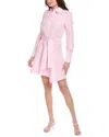 Derek Lam 10 Crosby Luma A-line Dress In Pink