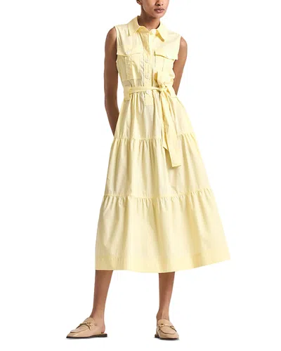 Derek Lam 10 Crosby Florence Sleeveless Dress In Yellow