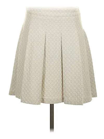 Pre-owned Derek Lam 10 Crosby Formal Skirt In Ivory