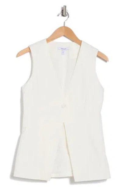 Derek Lam 10 Crosby Francesca Vest In Blanc De Blanc