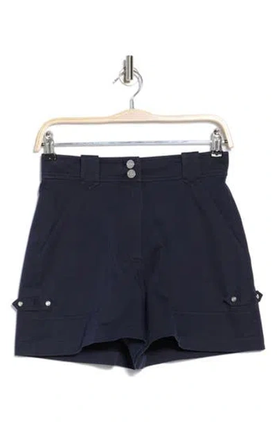 Derek Lam 10 Crosby Franci Utility Shorts In Night Sky