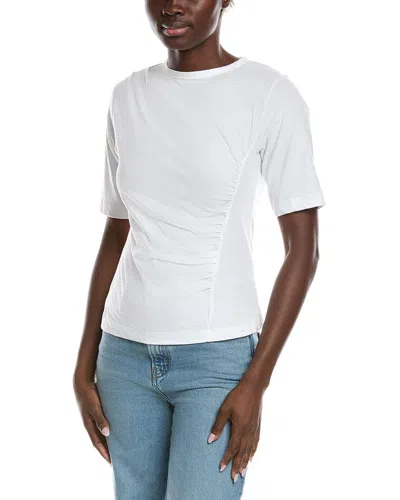 Derek Lam 10 Crosby Frederic Ruched T-shirt In White