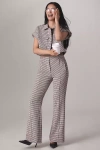 Derek Lam 10 Crosby Gille Flare Trousers In Multicolor