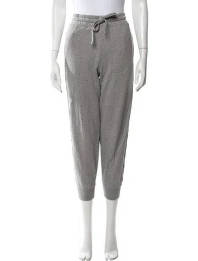 Pre-owned Derek Lam 10 Crosby Glitter Accents Sweatpants In Grey
