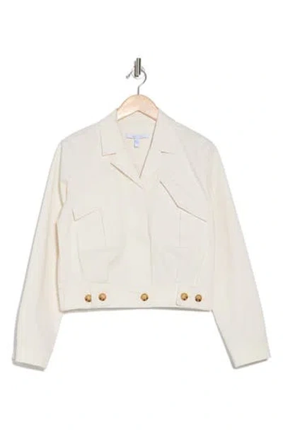 Derek Lam 10 Crosby Gwen Field Jacket In Washed White
