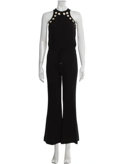 Pre-owned Derek Lam 10 Crosby Halterneck Jumpsuit W/ Tags In Black