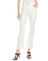 Derek Lam 10 Crosby Harlow Braided Waist Ecru Cropped Jean