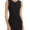 Derek Lam 10 Crosby Henriette Tailored Vest In Black In Black