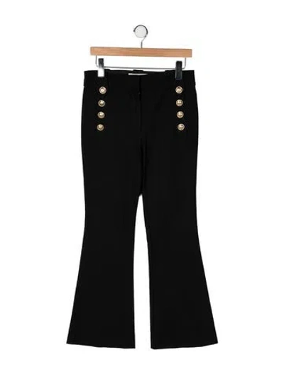 Pre-owned Derek Lam 10 Crosby High-rise Flared Jeans In Black