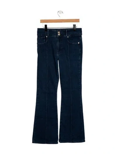 Pre-owned Derek Lam 10 Crosby High-rise Flared Jeans In Blue
