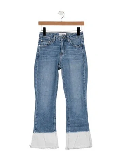 Pre-owned Derek Lam 10 Crosby High-rise Flared Jeans In Blue