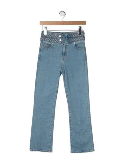 Pre-owned Derek Lam 10 Crosby High-rise Flared Jeans In Blue