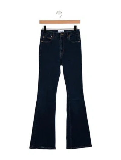 Pre-owned Derek Lam 10 Crosby High-rise Flared Jeans In Blue
