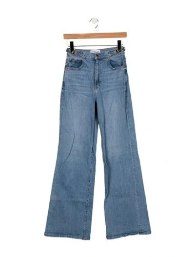 Pre-owned Derek Lam 10 Crosby High-rise Flared Jeans In Blue