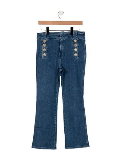 Pre-owned Derek Lam 10 Crosby High-rise Flared Jeans In Blue