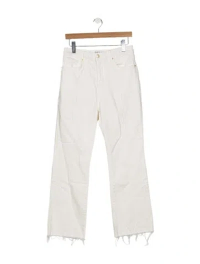 Pre-owned Derek Lam 10 Crosby High-rise Flared Jeans In Neutral
