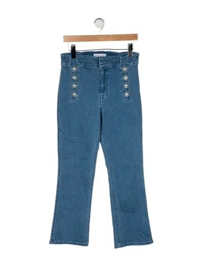Pre-owned Derek Lam 10 Crosby High-rise Flared Jeans W/ Tags In Blue