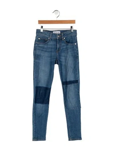 Pre-owned Derek Lam 10 Crosby High-rise Skinny Leg Jeans In Blue