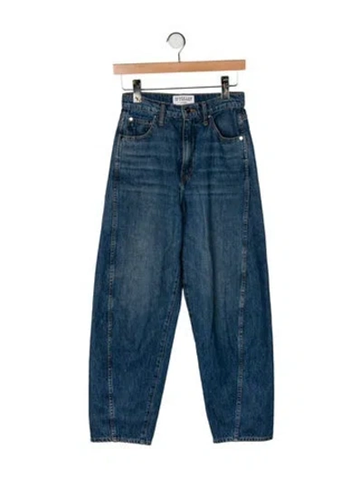 Pre-owned Derek Lam 10 Crosby High-rise Wide Leg Jeans In Blue