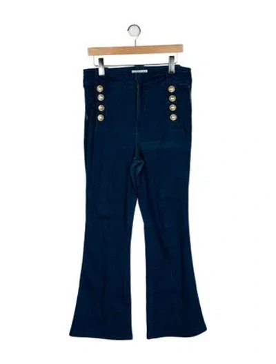 Pre-owned Derek Lam 10 Crosby High-rise Wide Leg Jeans In Blue