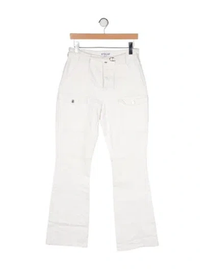 Pre-owned Derek Lam 10 Crosby High-rise Wide Leg Jeans In Neutral