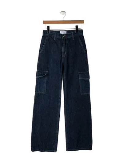 Pre-owned Derek Lam 10 Crosby High-rise Wide Leg Jeans W/ Tags In Blue