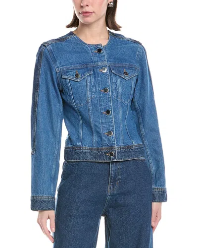 Derek Lam 10 Crosby Hugo Jacket In Blue