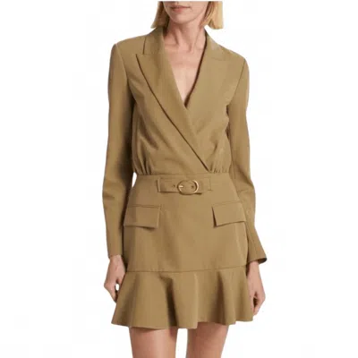 Derek Lam 10 Crosby Icara Blazer Dress In Spanish Olive In Multi
