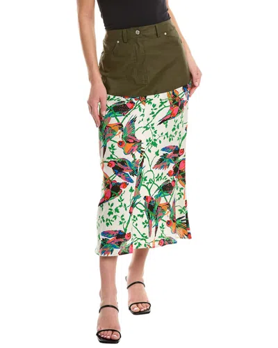 DEREK LAM 10 CROSBY DEREK LAM 10 CROSBY INGRID LINEN-BLEND SKIRT