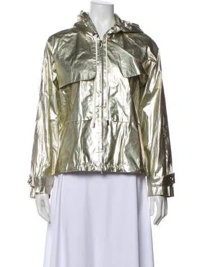 Pre-owned Derek Lam 10 Crosby Jacket In Green
