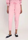DEREK LAM 10 CROSBY JAX SWEATPANT WITH SAILOR BUTTONS IN PINK LADY