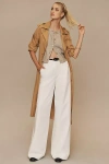 Derek Lam 10 Crosby Juliana Wide-leg Pleated Trousers In White