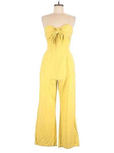 Pre-owned Derek Lam 10 Crosby Jumpsuit In Yellow