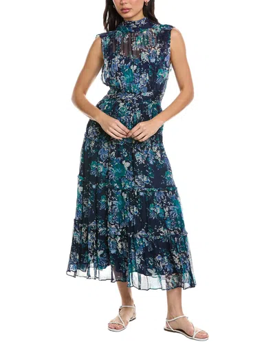 Derek Lam 10 Crosby Junia Floral Tapestry Print Maxi Dress In Multi