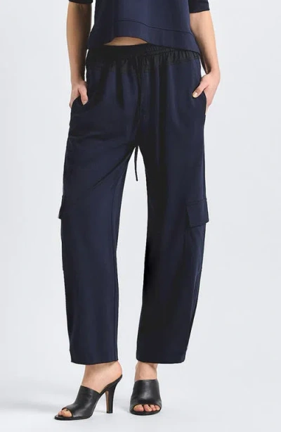 Derek Lam 10 Crosby Kamaria Double Jersey Pull-on Cargo Pant In Multi