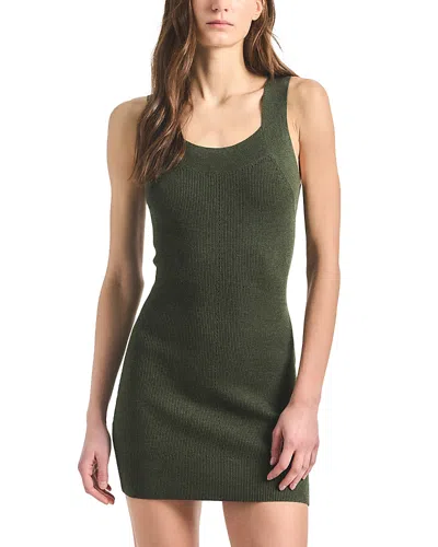 Derek Lam 10 Crosby Kamila Compact Knit Tank Dress In Green