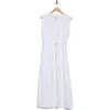 Derek Lam 10 Crosby Karina Cap Sleeve Shirtdress In White
