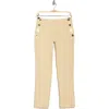 Derek Lam 10 Crosby Kelis Ankle Straight Leg Sailor Pants In Light Khaki