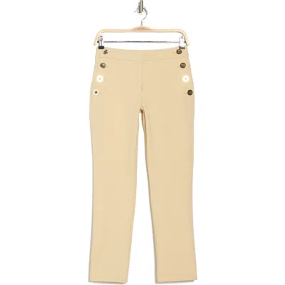 Derek Lam 10 Crosby Kelis Ankle Straight Leg Sailor Pants In Light Khaki