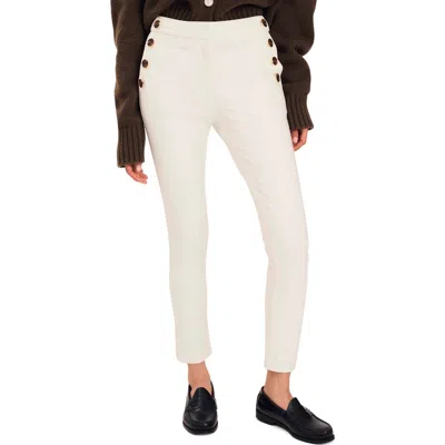 Derek Lam 10 Crosby Kelis Ankle Straight Leg Sailor Pants In Soft White