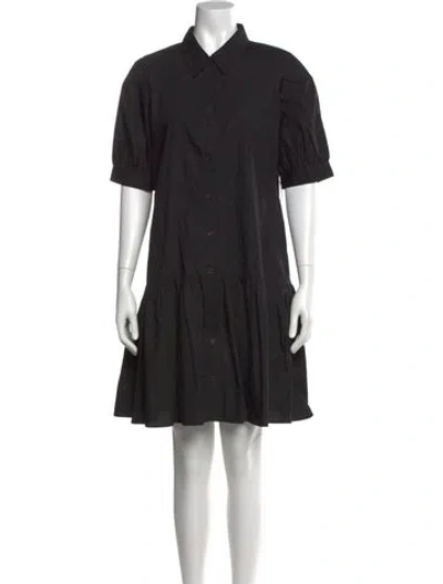Pre-owned Derek Lam 10 Crosby Knee-length Dress In Black