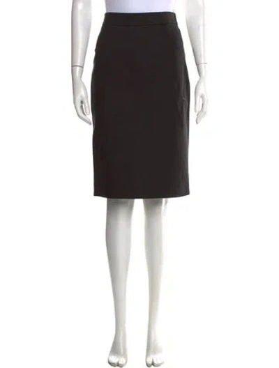 Pre-owned Derek Lam 10 Crosby Knee-length Skirt In Black