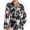 Derek Lam 10 Crosby Lacey Button Down Shirt In Safari Multi In Multi