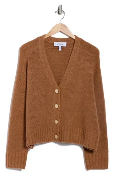 Derek Lam 10 Crosby Lailas Oversize Cardigan In Brown