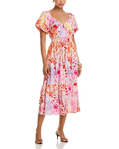 Derek Lam 10 Crosby Laine Floral Printed Dress In Multi