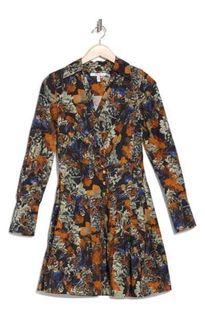 DEREK LAM 10 CROSBY DEREK LAM 10 CROSBY LANEY LONG SLEEVE PLEATED SHIRTDRESS